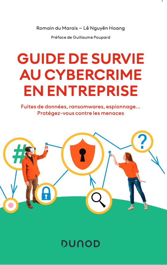 Couverture du livre Guide de survie au cybercrime par Romain du Marais
